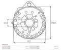 AS-PL Čepička alternátoru APL ABR5123S, ABR5123S