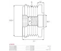 AS-PL Alternátorová volnoběžka APL AFP6043S, AFP6043S