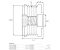 AS-PL Alterntorov volnobka APL AFP6113S, AFP6113S