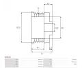 AS-PL emenice alterntoru APL AP0136S, AP0136S