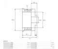 AS-PL emenice alterntoru APL AP0144S, AP0144S