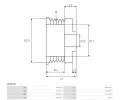 AS-PL emenice alterntoru APL AP3053S, AP3053S