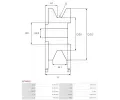 AS-PL emenice alterntoru APL AP3056S, AP3056S
