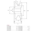 AS-PL emenice alterntoru APL AP5066S, AP5066S