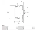 AS-PL emenice alterntoru APL AP5077S, AP5077S