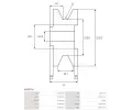 AS-PL emenice alterntoru APL AP6075S, AP6075S