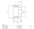 AS-PL emenice alterntoru APL AP6082S, AP6082S