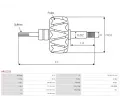 AS-PL Rotor alterntoru APL AR0125S, AR0125S