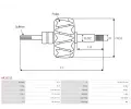 AS-PL Rotor alterntoru APL AR2031S, AR2031S