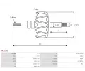 AS-PL Rotor altern�toru APL AR3034S, AR3034S