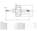 AS-PL Rotor alterntoru APL AR5002S2, AR5002S2
