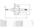 AS-PL Rotor alternátoru APL AR6040S, AR6040S