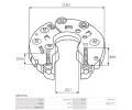AS-PL Usmrova alterntoru APL ARC5270S, ARC5270S