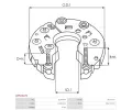 AS-PL Usm�r�ova� altern�toru APL ARR2047S, ARR2047S