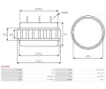 AS-PL Stator alterntoru APL AS0129S, AS0129S