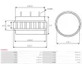 AS-PL Stator alternátoru APL AS3054S, AS3054S