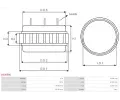 AS-PL Stator alterntoru APL AS3058S, AS3058S
