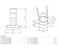 AS-PL Kluzn krouek genertoru APL ASL9055S, ASL9055S
