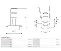 AS-PL Kluzn� krou�ek gener�toru APL ASL9058S(BULK), ASL9058S(BULK)