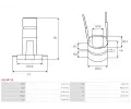 AS-PL Kluzn krouek genertoru APL ASL9071S, ASL9071S