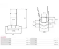 AS-PL Kluzn krouek genertoru APL ASL9085S, ASL9085S
