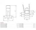 AS-PL Kluzn krouek genertoru APL ASL9087S, ASL9087S