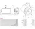 AS-PL Startér APL S0961PR, S0961PR