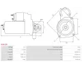 AS-PL Startér APL S6061SR, S6061SR