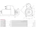 AS-PL Startr APL S6099(DENSO), S6099(DENSO)