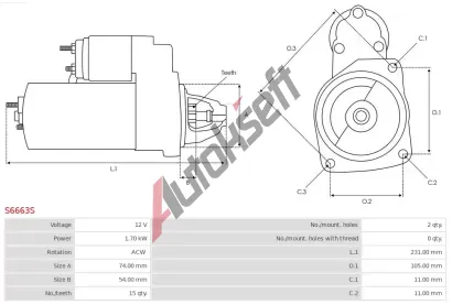 AS-PL Startr APL S6663S, S6663S