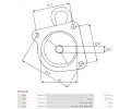 AS-PL Kryt startru karburtoru APL SBR0249S, SBR0249S