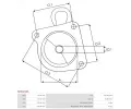 AS-PL Kryt startru karburtoru APL SBR0250S, SBR0250S