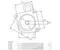 AS-PL Kryt startru karburtoru APL SBR0265S, SBR0265S