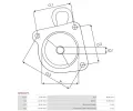AS-PL Kryt startru karburtoru APL SBR0267S, SBR0267S