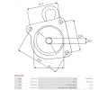AS-PL Kryt startéru karburátoru APL SBR0299S, SBR0299S