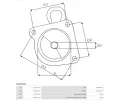 AS-PL Kryt startéru karburátoru APL SBR2060S, SBR2060S