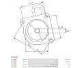 AS-PL Kryt startéru karburátoru APL SBR3096S, SBR3096S