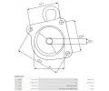 AS-PL Kryt startru karburtoru APL SBR6103S, SBR6103S