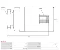 AS-PL Pastorek startru APL SD1129S, SD1129S