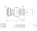 AS-PL Volnobn pevod startru APL SD2024(HITACHI), SD2024(HITACHI)
