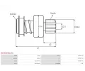 AS-PL Volnobn pevod startru APL SD3028(VALEO), SD3028(VALEO)