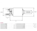 AS-PL Elektromagnetický spínač startéru APL SS4063S, SS4063S