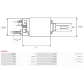AS-PL Elektromagnetický spínač startéru APL SS5207S, SS5207S