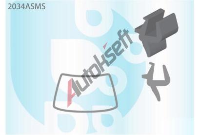 PILKINGTON Bauset elnho okna AS 2034ASMS, 2034ASMS