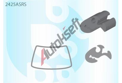 PILKINGTON Gumové těsnění čelního okna AS 2425ASRS, 2425ASRS PILKINGTON Gumové těsnění čelního okna AS 2425ASRS, 2425ASRS