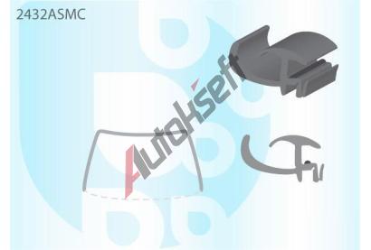 PILKINGTON Bauset (li�ta) �eln�ho okna AS 2432ASMC, 2432ASMC