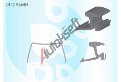 PILKINGTON Bauset (lita) elnho okna AS 2442ASMH, 2442ASMH