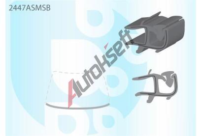 PILKINGTON Spodn� bauset (li�ta) �eln�ho okna AS 2447ASMSB, 2447ASMSB