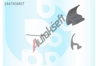 PILKINGTON Vrchn� bauset (li�ta) �eln�ho okna AS 2447ASMST, 2447ASMST