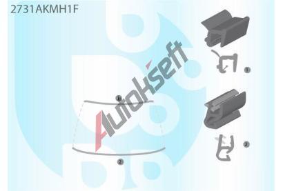 PILKINGTON Bauset (lita) elnho okna AS 2731AKMH1F, 2731AKMH1F